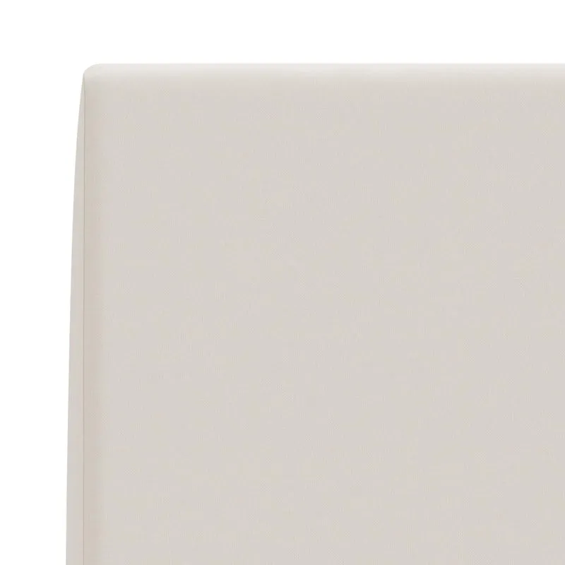 Back Cushion SOEST 100% Polyester White 60 x 20 x 40 cm