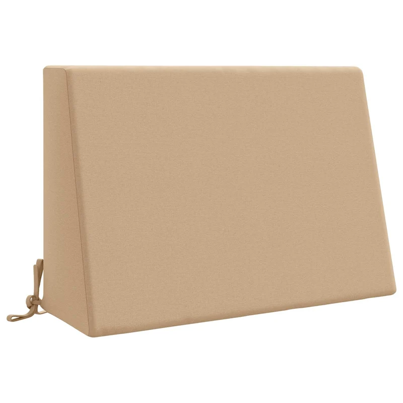 Back Cushion SOEST 100% Polyester Sand 60 x 20 x 40 cm