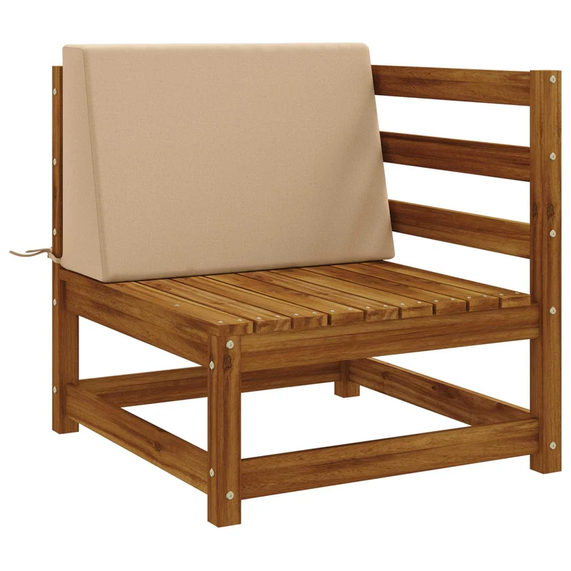 Back Cushion SOEST 100% Polyester Sand 60 x 20 x 40 cm