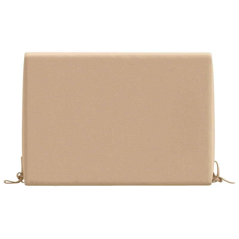 Back Cushion SOEST 100% Polyester Sand 60 x 20 x 40 cm