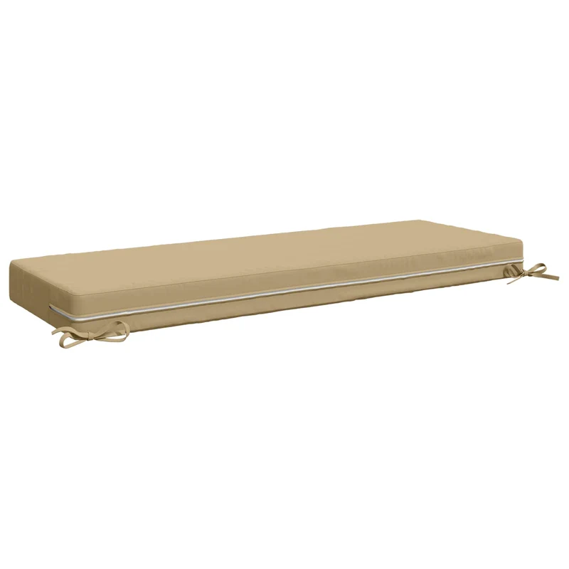 Back Cushion SOEST 100% Polyester Beige 120 x 40 x 10 cm