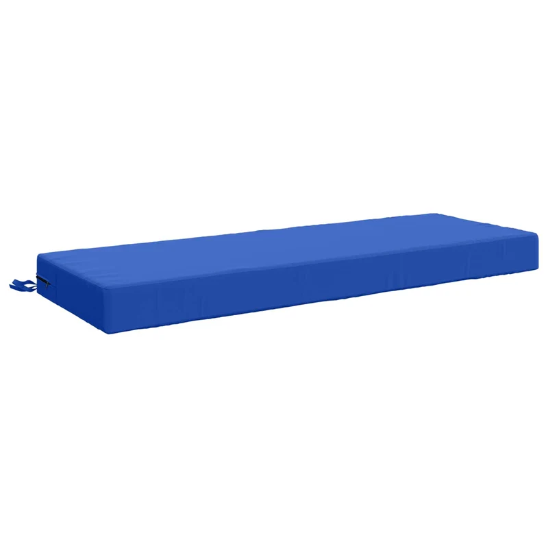 Back Cushion SOEST 100% Polyester Royal Blue 120 x 40 x 10 cm