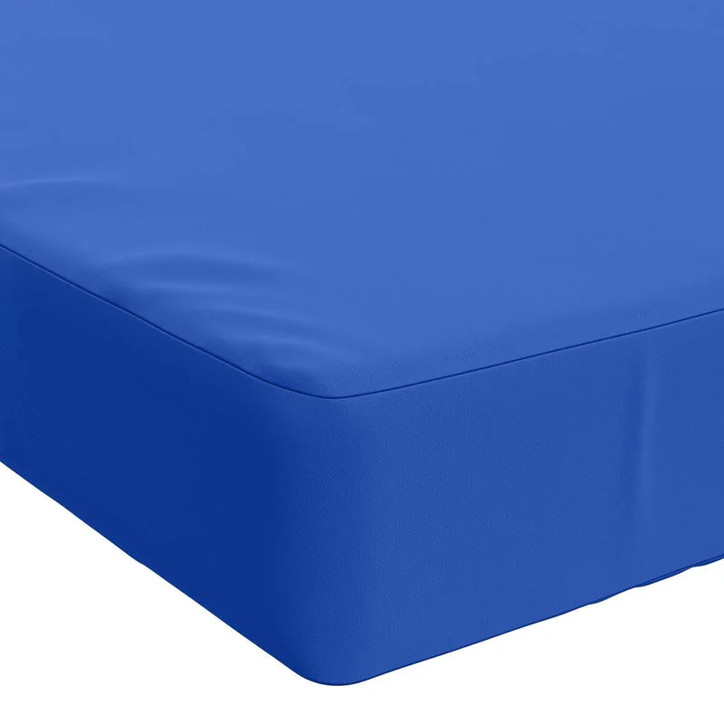Back Cushion SOEST 100% Polyester Royal Blue 120 x 40 x 10 cm