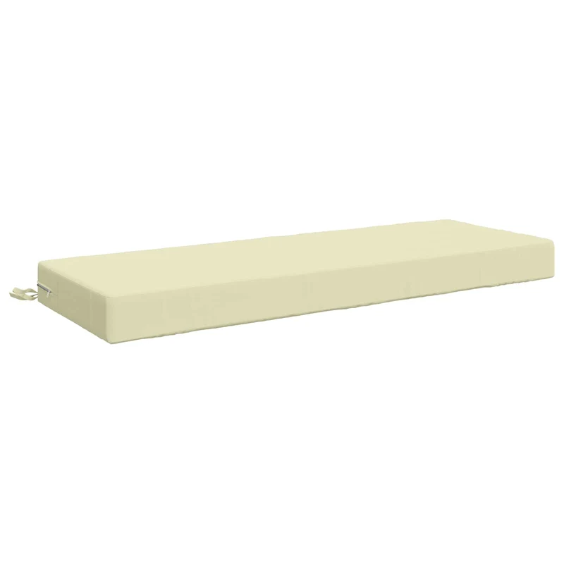 Back Cushion SOEST 100% Polyester Cream 120 x 40 x 10 cm