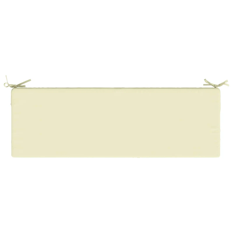 Back Cushion SOEST 100% Polyester Cream 120 x 40 x 10 cm