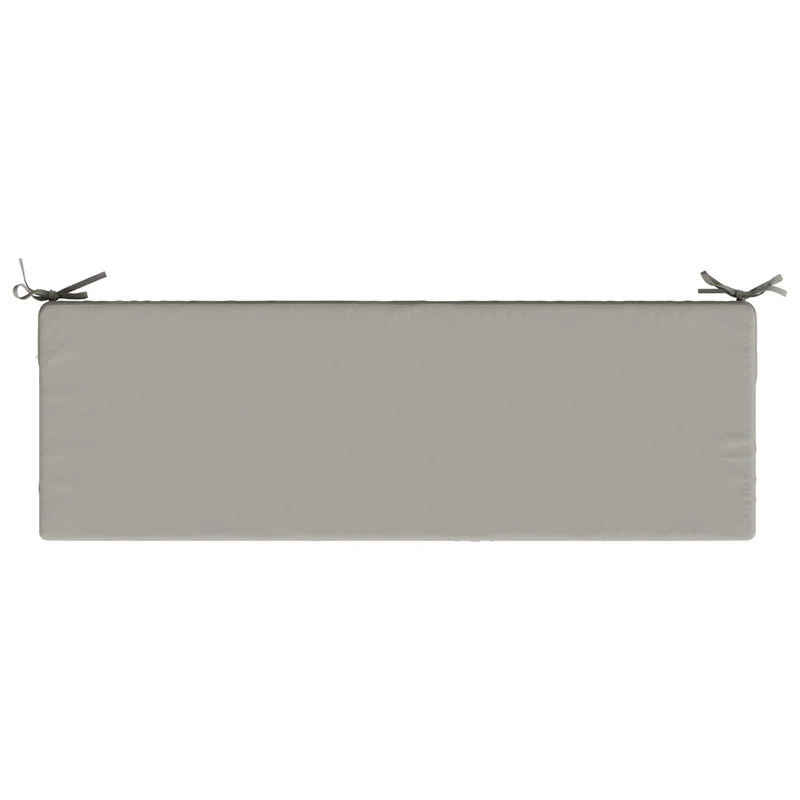 Back Cushion SOEST 100% Polyester Grey 120 x 40 x 10 cm