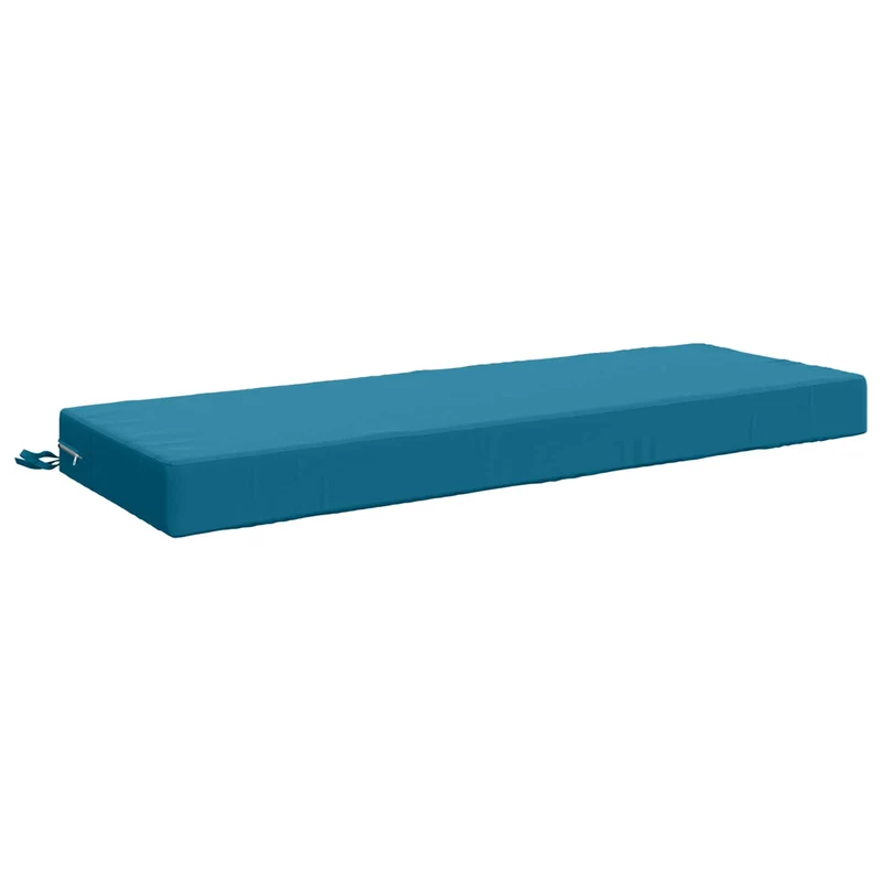 Back Cushion SOEST 100% Polyester Light Blue 120 x 40 x 10 cm