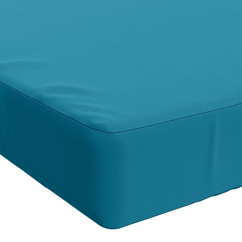 Back Cushion SOEST 100% Polyester Light Blue 120 x 40 x 10 cm