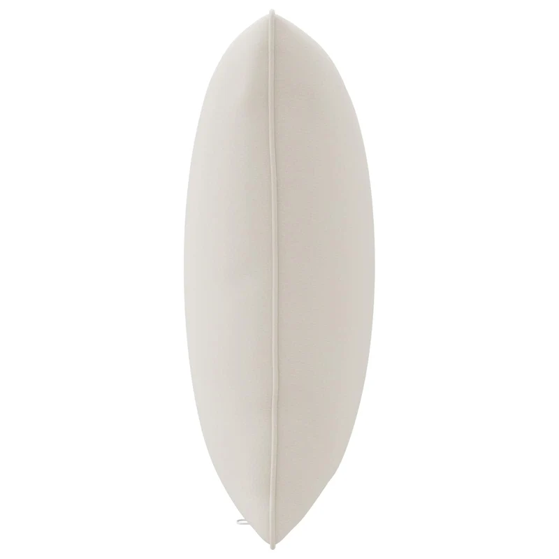Back Cushion PUTTEN 100% Polyester White 40 x 40 x 15 cm