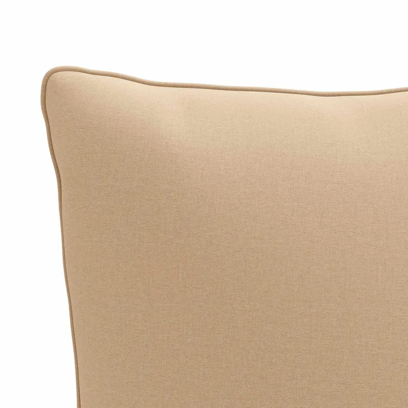 Back Cushion PUTTEN 4 pcs 100% Polyester Sand 40 x 40 x 15 cm