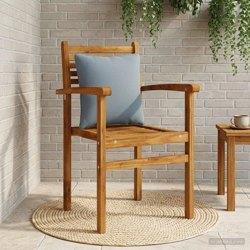 Back Cushion PUTTEN 100% Polyester Blue 40 x 40 x 15 cm