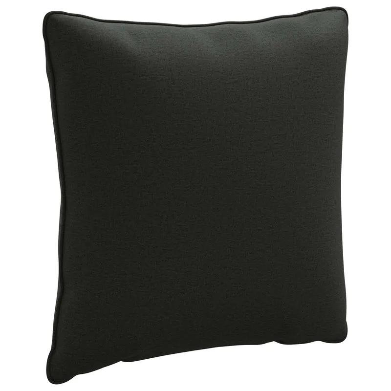 Back Cushion PUTTEN 100% Polyester Black 40 x 40 x 15 cm