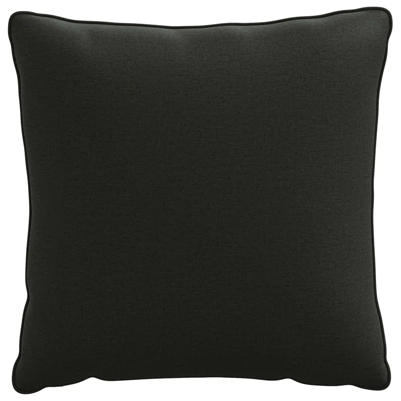 Back Cushion PUTTEN 100% Polyester Black 40 x 40 x 15 cm