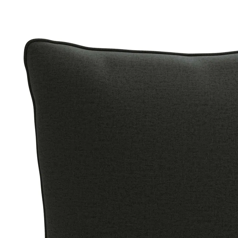 Back Cushion PUTTEN 4 pcs 100% Polyester Black 40 x 40 x 15 cm