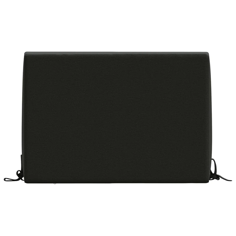 Back Cushion SOEST 100% Polyester Black 60 x 20 x 40 cm
