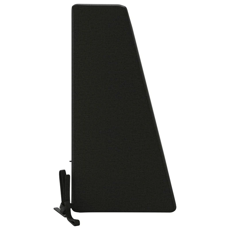 Back Cushion SOEST 100% Polyester Black 60 x 20 x 40 cm