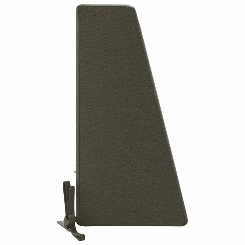 Back Cushion SOEST 100% Polyester Anthracite 60 x 20 x 40 cm