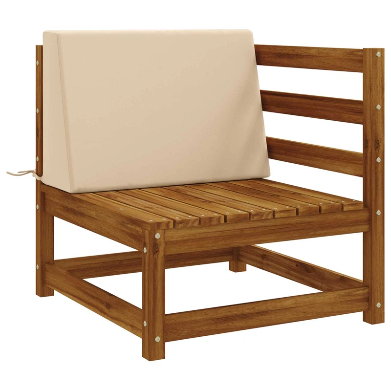 Back Cushion SOEST 100% Polyester Cream 60 x 20 x 40 cm