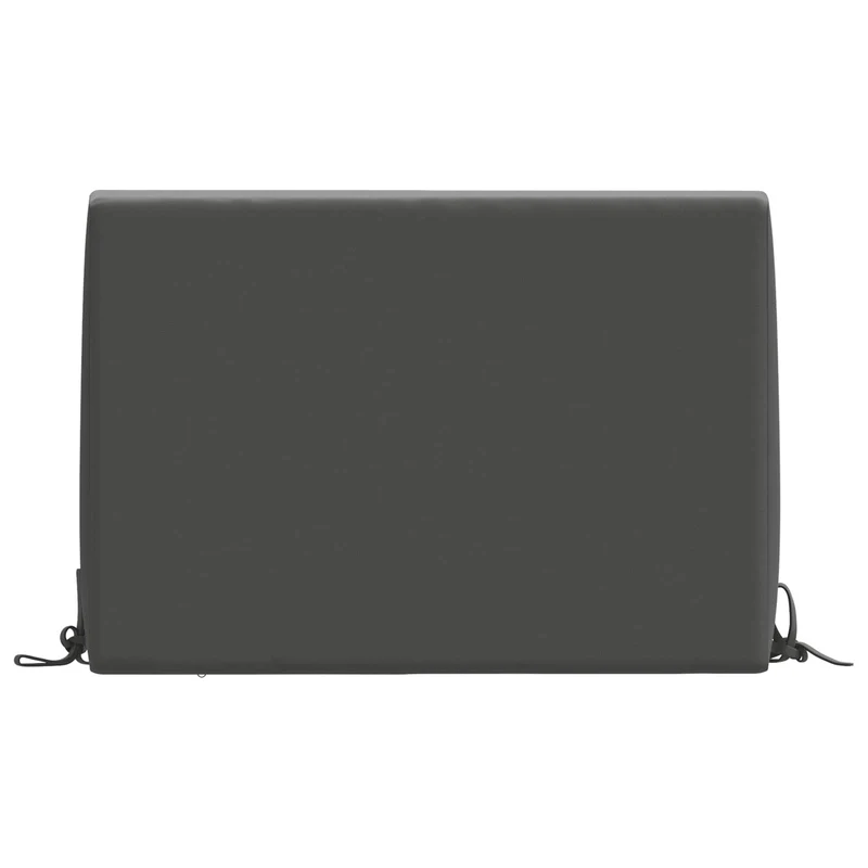 Back Cushion SOEST 100% Polyester Anthracite 60 x 20 x 40 cm