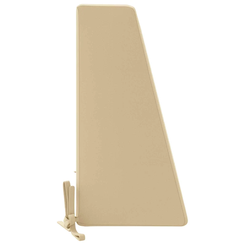 Back Cushion SOEST 100% Polyester Beige 60 x 20 x 40 cm