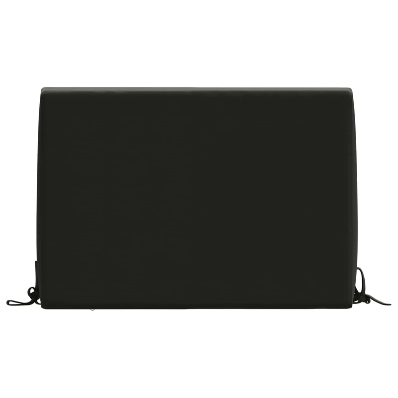 Back Cushion SOEST 100% Polyester Black 60 x 20 x 40 cm