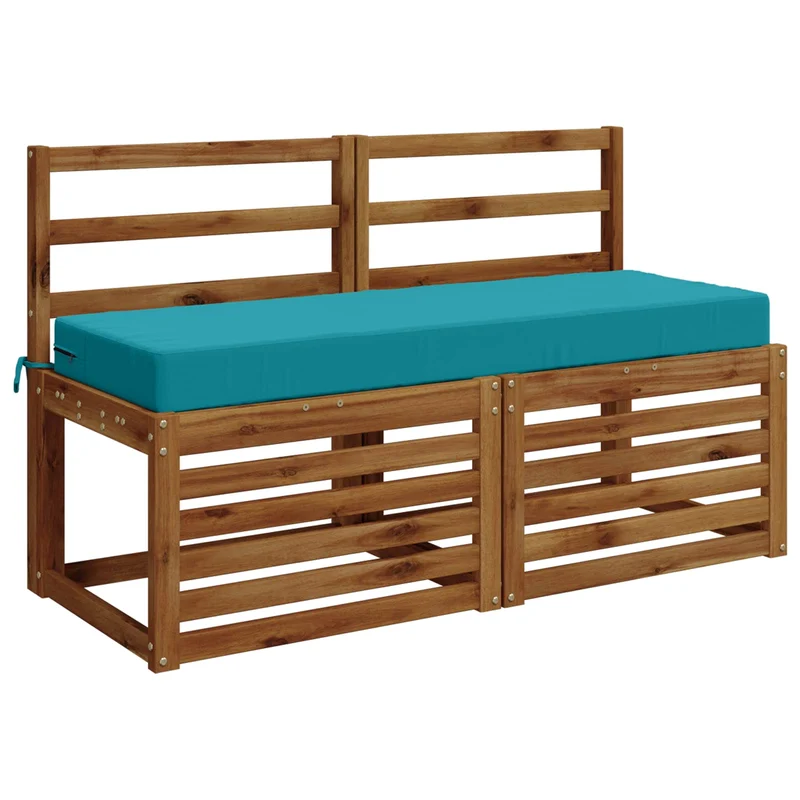 Back Cushion SOEST 100% Polyester Turquoise 120 x 40 x 10 cm