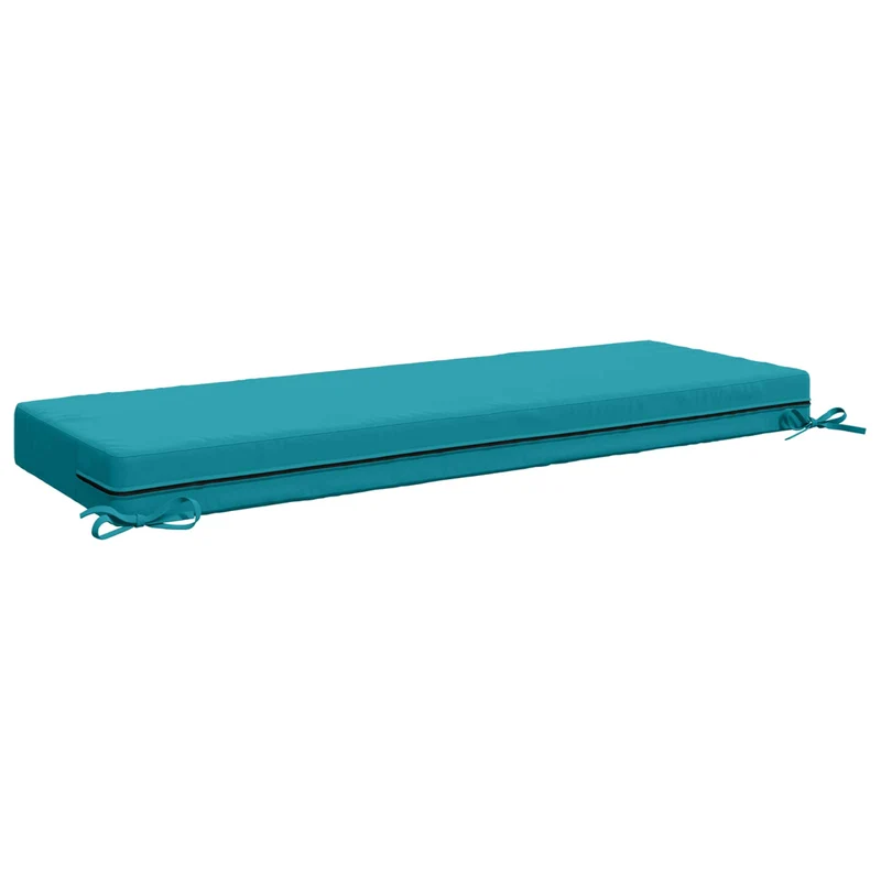 Back Cushion SOEST 100% Polyester Turquoise 120 x 40 x 10 cm