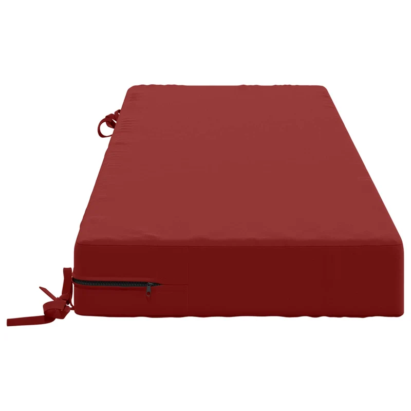 Back Cushion SOEST 100% Polyester Wine Red 120 x 40 x 10 cm