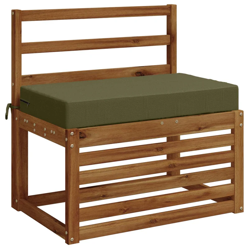 Back Cushion SOEST 100% Polyester Olive Green 70 x 40 x 10 cm