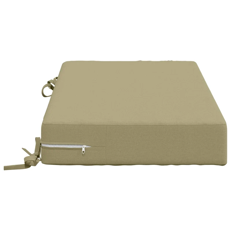 Back Cushion SOEST 100% Polyester Light Green 70 x 40 x 10 cm