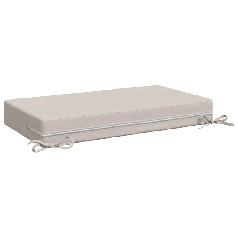 Back Cushion SOEST 100% Polyester White 70 x 40 x 10 cm