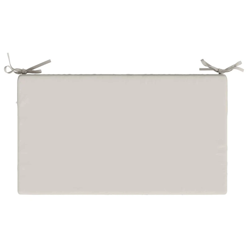 Back Cushion SOEST 100% Polyester White 70 x 40 x 10 cm