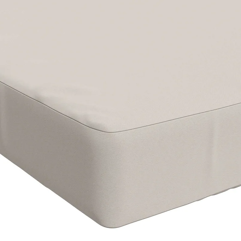 Back Cushion SOEST 100% Polyester White 70 x 40 x 10 cm