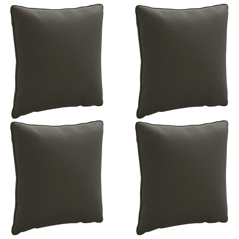 Back Cushion PUTTEN 4 pcs 100% Polyester Anthracite