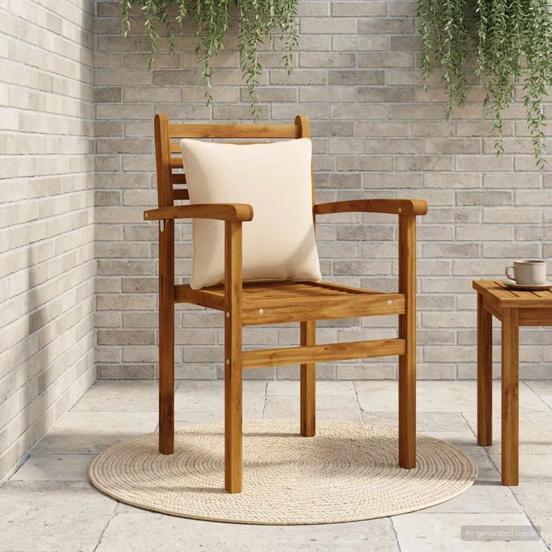 Back Cushion PUTTEN 100% Polyester Cream 40 x 40 x 15 cm