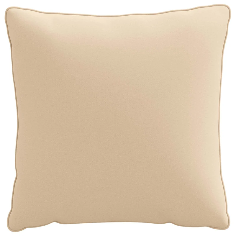 Back Cushion PUTTEN 4 pcs 100% Polyester Cream 40 x 40 x 15 cm