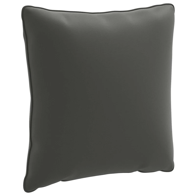 Back Cushion PUTTEN 100% Polyester Anthracite 40 x 40 x 15 cm
