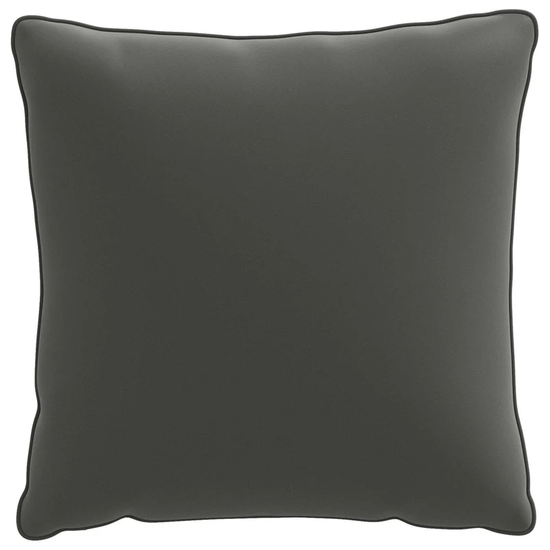 Back Cushion PUTTEN 100% Polyester Anthracite 40 x 40 x 15 cm