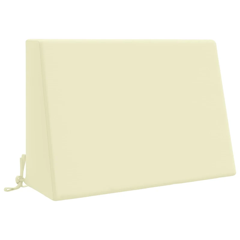Back Cushion SOEST 100% Polyester Cream 60 x 20 x 40 cm
