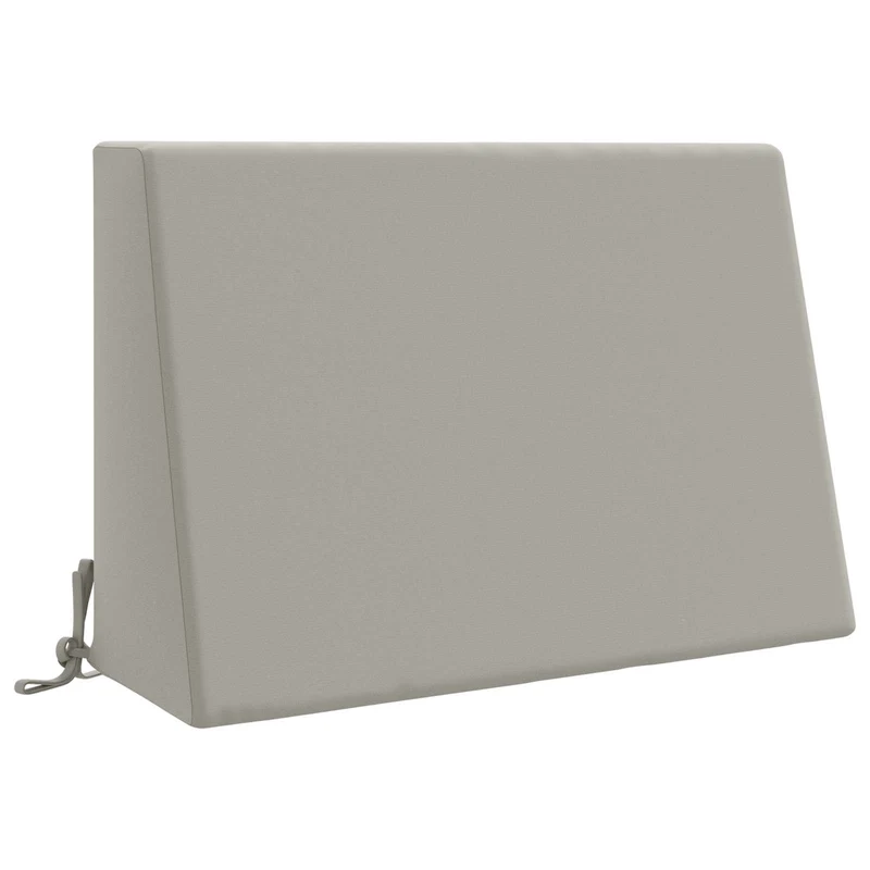 Back Cushion SOEST 100% Polyester Grey 60 x 20 x 40 cm