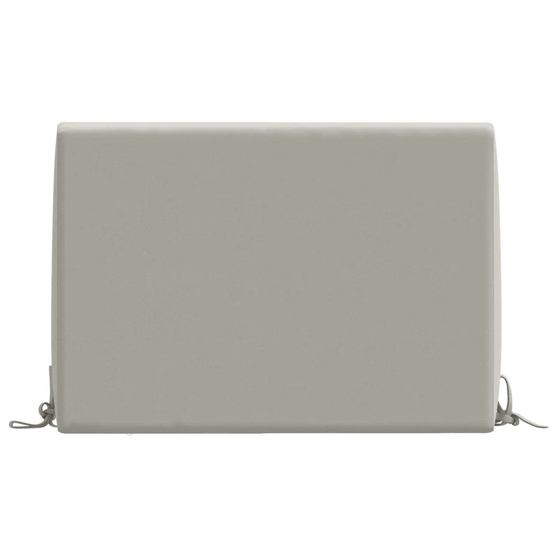 Back Cushion SOEST 100% Polyester Grey 60 x 20 x 40 cm