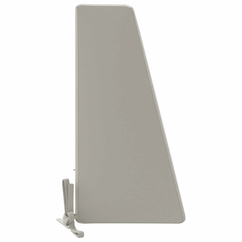 Back Cushion SOEST 100% Polyester Grey 60 x 20 x 40 cm