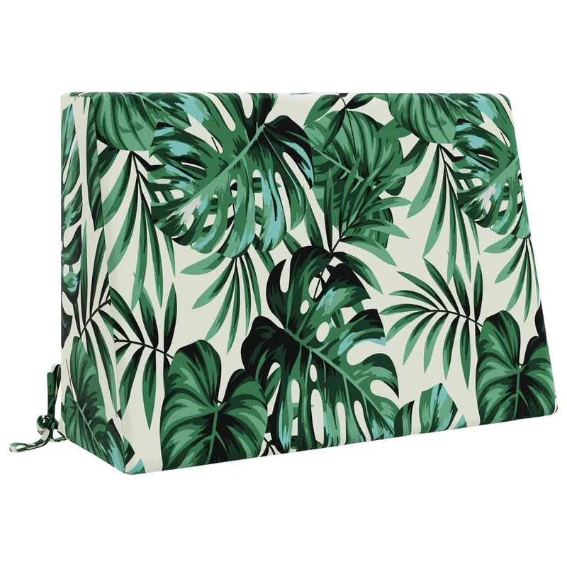 Back Cushion SOEST 100% Polyester Leaf pattern 60 x 20 x 40 cm