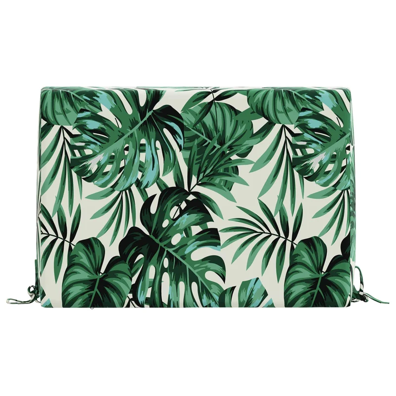 Back Cushion SOEST 100% Polyester Leaf pattern 60 x 20 x 40 cm