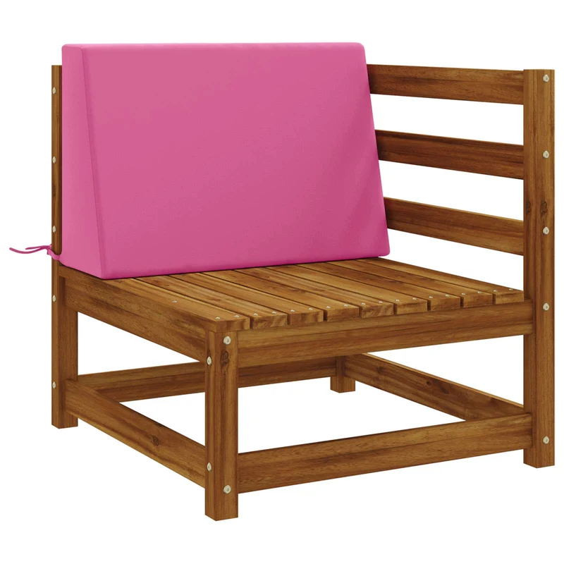 Back Cushion SOEST 100% Polyester Pink 60 x 20 x 40 cm