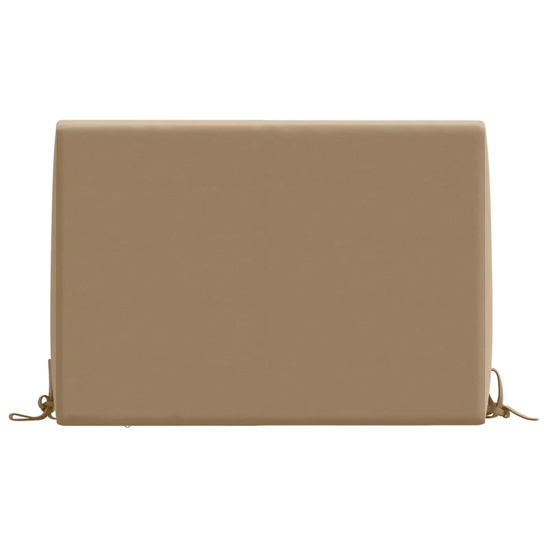 Back Cushion SOEST 100% Polyester Taupe 60 x 20 x 40 cm