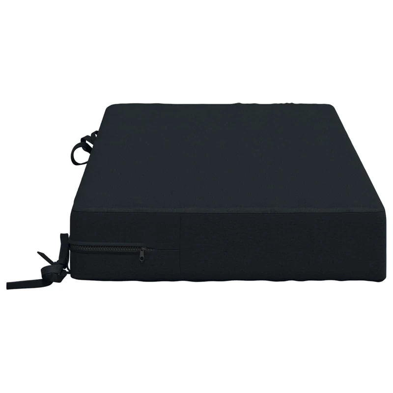 Back Cushion SOEST 100% Polyester Dark Blue 70 x 40 x 10 cm