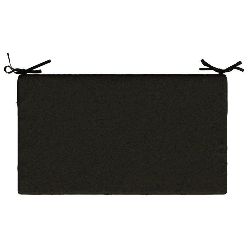 Back Cushion SOEST 100% Polyester Black 70 x 40 x 10 cm