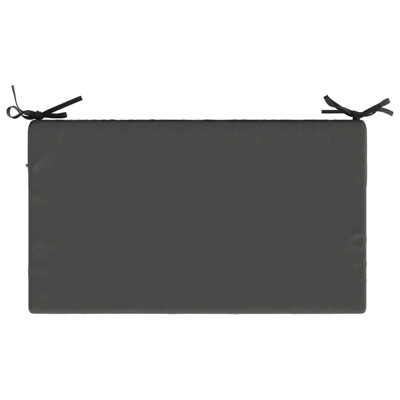 Back Cushion SOEST 100% Polyester Anthracite 70 x 40 x 10 cm