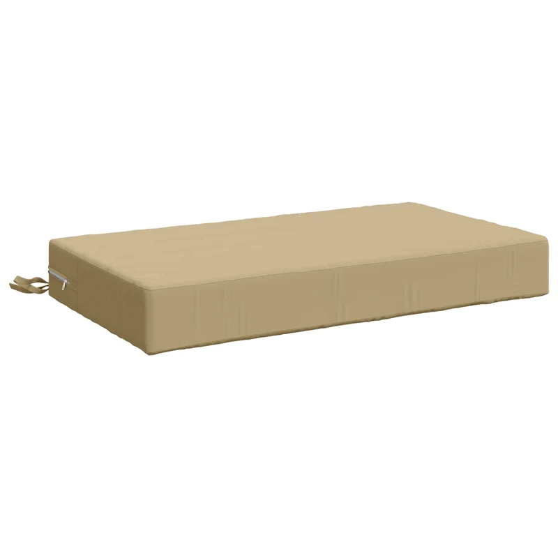 Back Cushion SOEST 100% Polyester Beige 70 x 40 x 10 cm